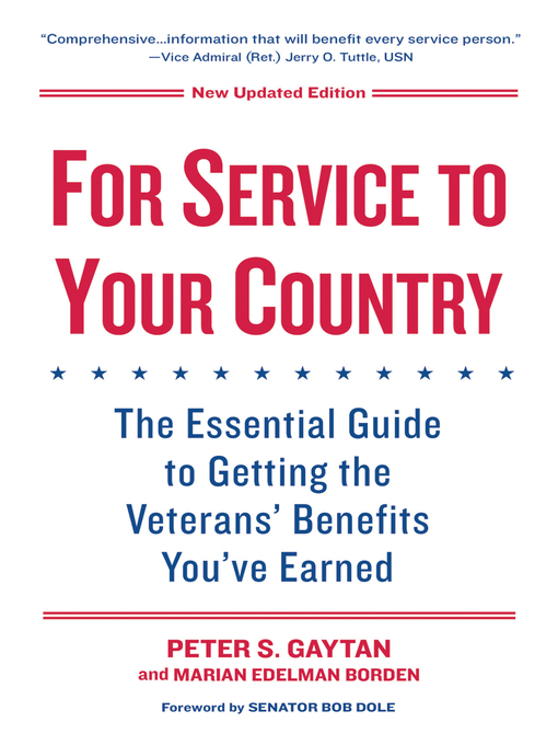 Title details for For Service to Your Country by Peter S. Gaytan - Available